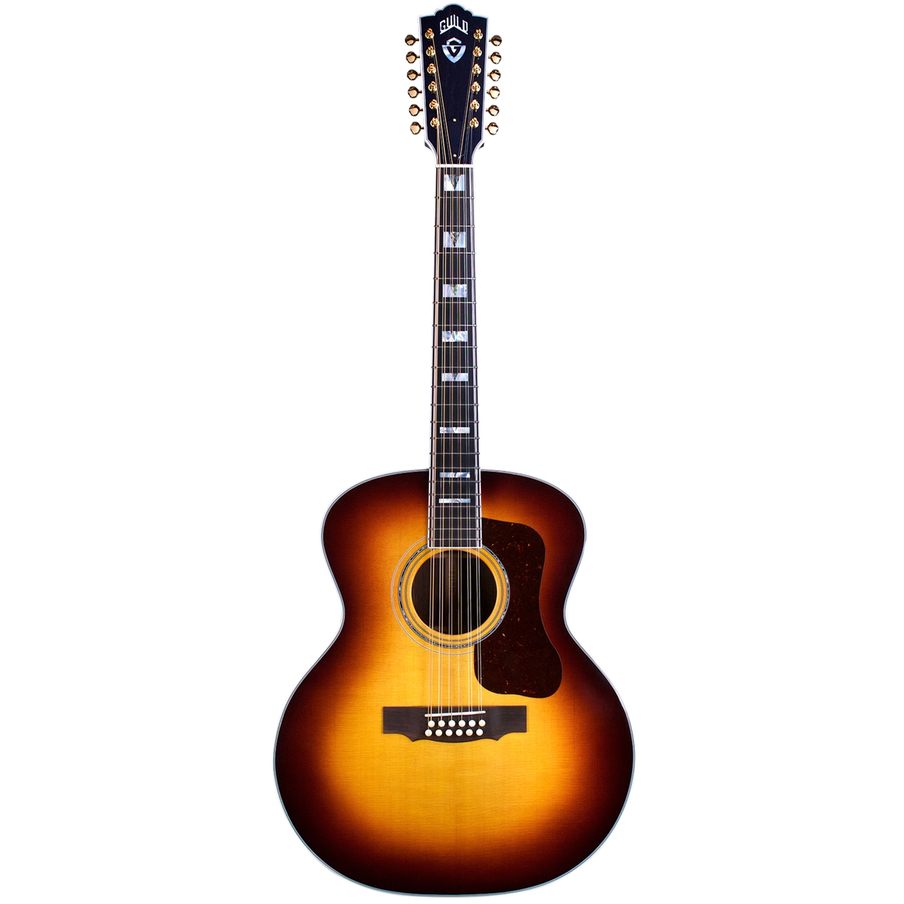 Guild F-512E Antique Sunburst 12-String USA Fichte/Palisander