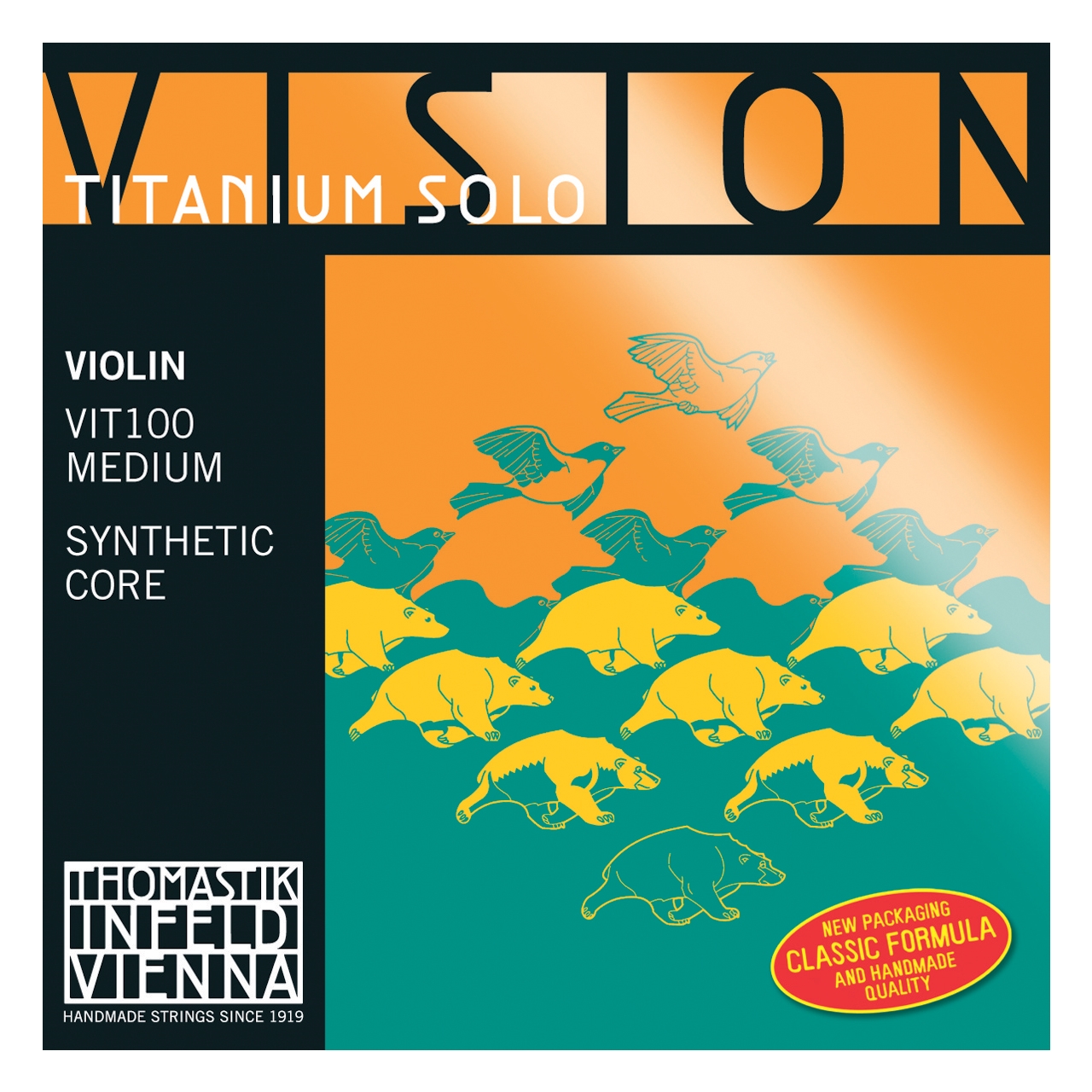 Thomastik Violinsaite Vision Solo D Medium 4/4