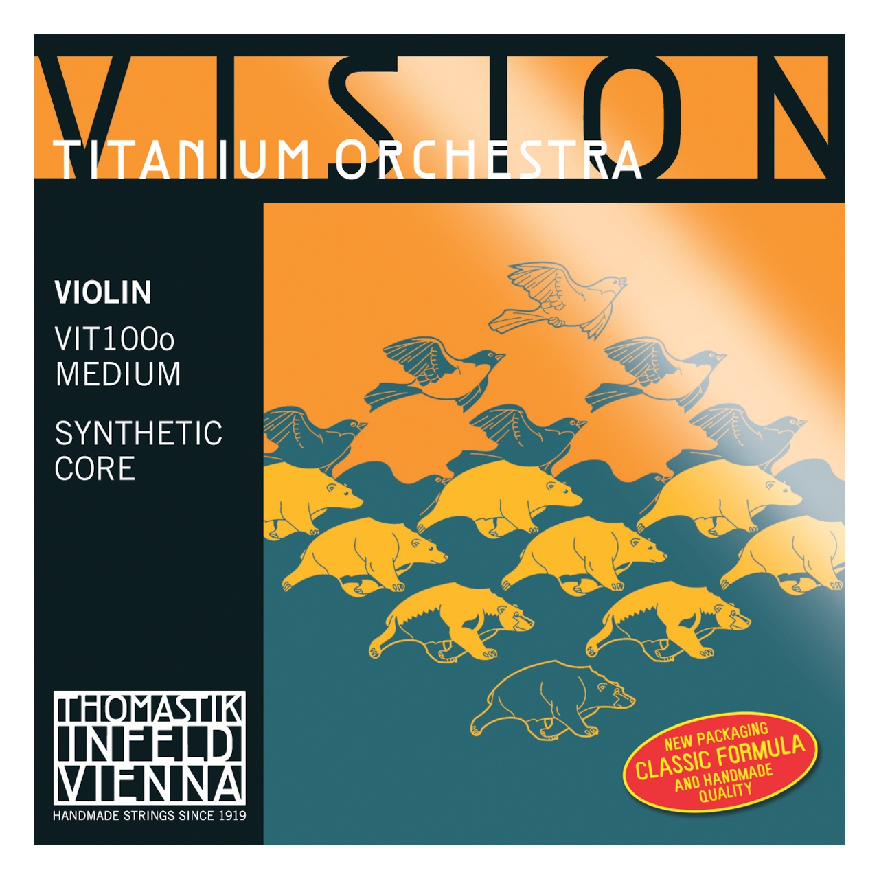 Thomastik Violinsaitensatz Vision Titanium Orchestra Medium 4/4