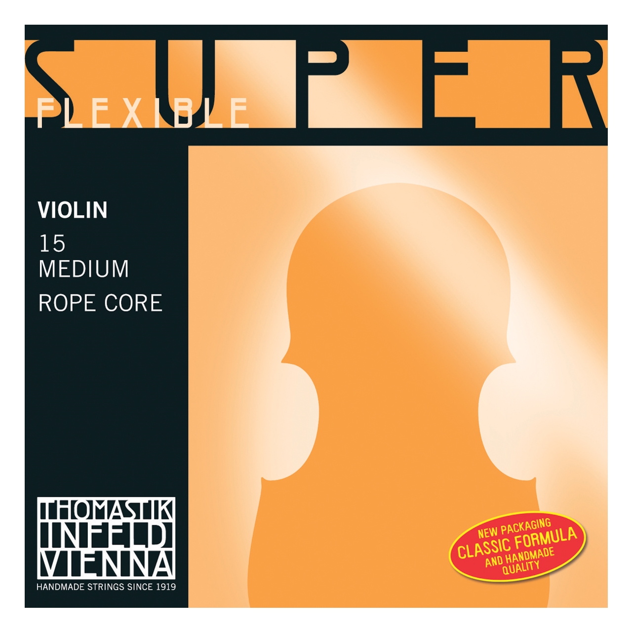 Thomastik Violinsaite Superflexible Seilkern D Medium 4/4