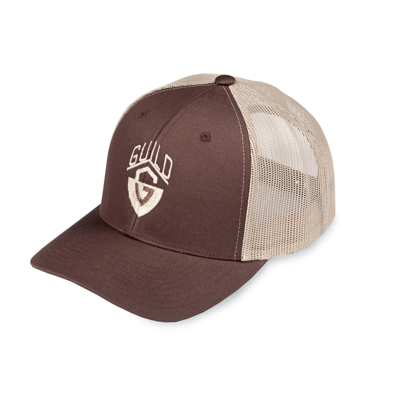 Guild Trucker Hat Khaki / Brown