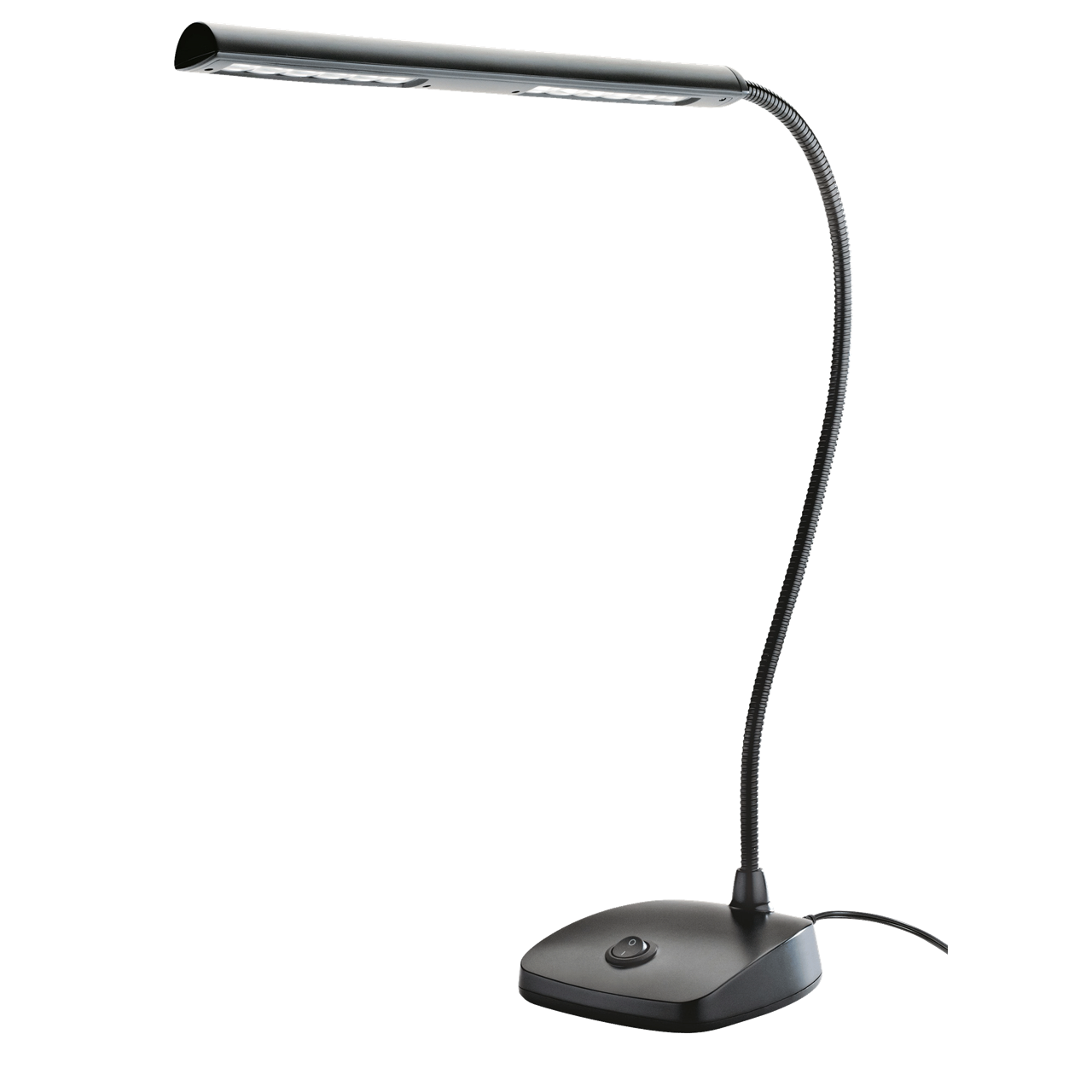 K&M LED Pianoleuchte 12296 seitlich, schwarz