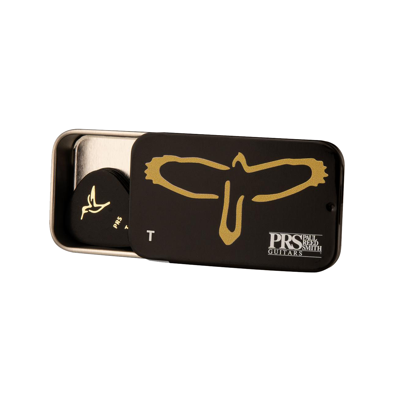 PRS Gold Birds Assorted Picks w/Tin (Blechdose) - Medium