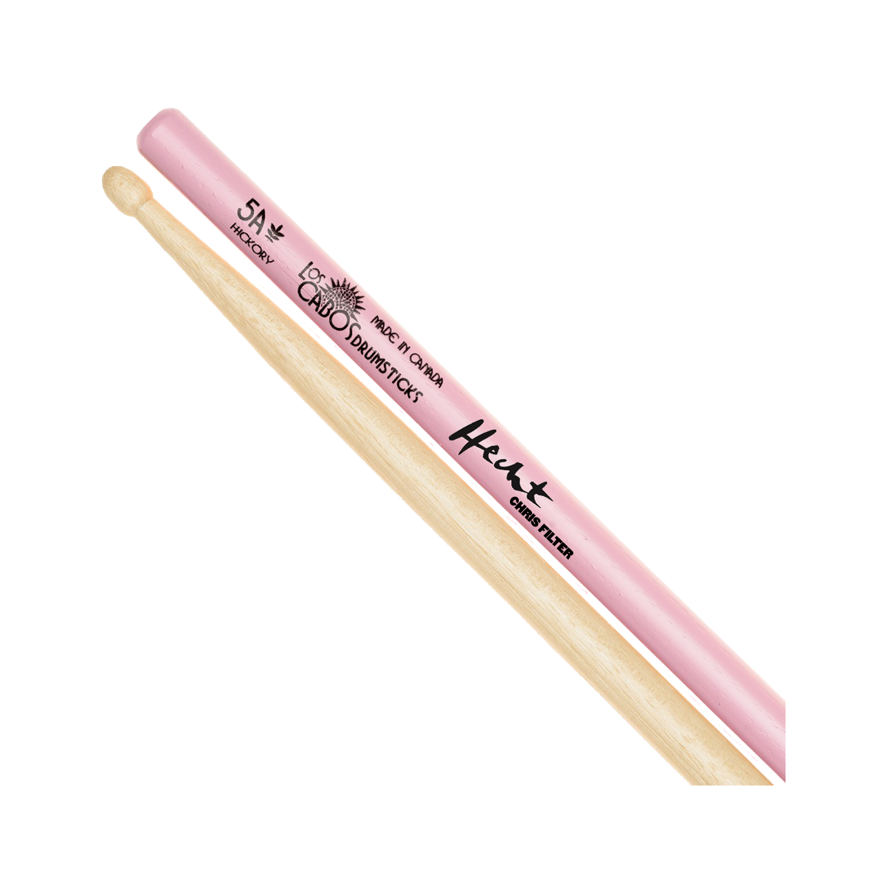 Los Cabos Signature Drumstick 5A White Hickory, Chris Filter