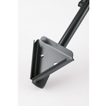 K&M Kontrabassständer höhenverstellbar, mit Bogenhalter | schwarz