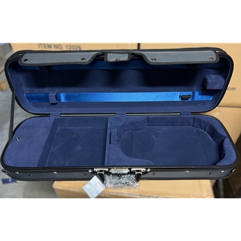 GCV Violin Koffer 4/4 gra/blau