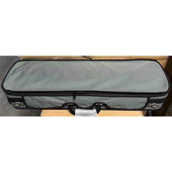 San Bernardo Violinkoffer 4/4 grau/blau