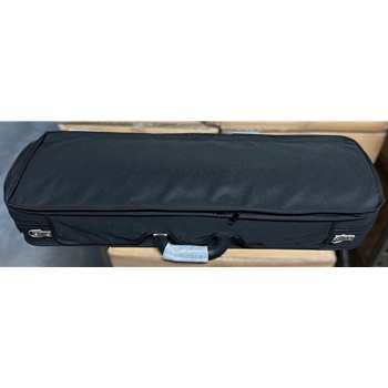 San Bernardo Violinkoffer 4/4 schwarz/braun Alcantara