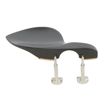 Wolf Kinnhalter Guarneri vernickelt, Ebenholz