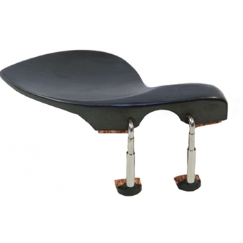 Wolf Kinnhalter Guarneri vernickelt, Ebenholz