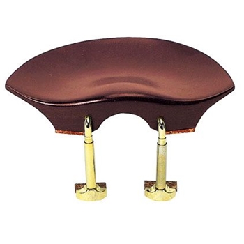 Wolf Kinnhalter Flesch vernickelt, Ebenholz