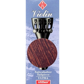 Wittner ULTRA Saitenhalter Violine 1/8 - Hi-Tec-Kunststoff Palisanderfarben