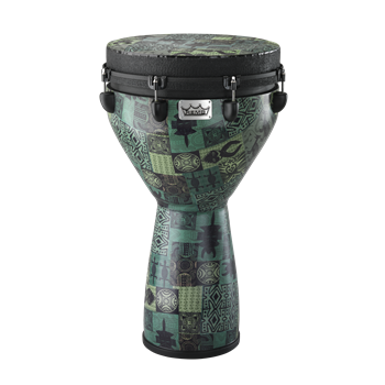 Remo DJ-0014-32 Djembe Mondo Serie, 14" Green Kinte