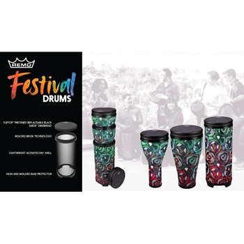 Remo Festival Drum Combo Pack