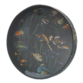 Remo ET-0222-10 Ocean Drum, 22" Fish Graphic