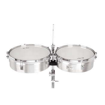 Gon Bops Timbales VTB1415 Orestes Vilato, Alu, mit Ständer
