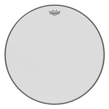 Remo BR-1224-00 Ambassador Bass Drum, 24" Smooth White