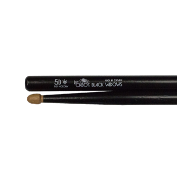 Los Cabos Drumstick 5B Black, Red Hickory