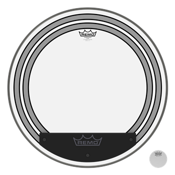 Remo PW-1320-00 Powersonic Clear, 20" Bass Drum Fell