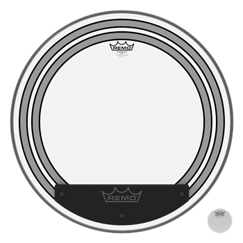 Remo PW-1324-00 Powersonic Clear, 24" Bass Drum Fell