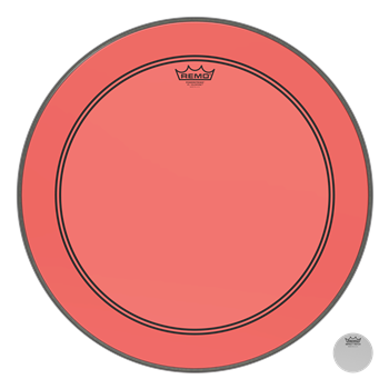 Remo P3-1318-CT-RD Powerstroke3 Colortone Red, 18" Bass Drum Fell