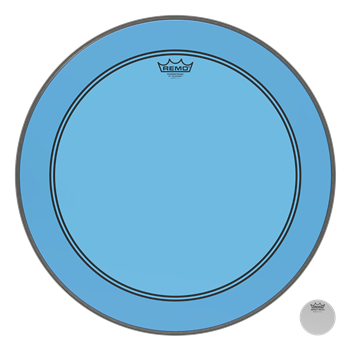 Remo P3-1320-CT-BU Powerstroke3 Colortone Blue, 20" Bass Drum Fell