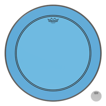 Remo P3-1322-CT-BU Powerstroke3 Colortone Blue, 22" Bass Drum Fell
