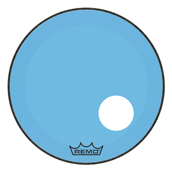 Remo P3-1322-CT-BUOH Powerstroke3 Colortone Blue, 22" Bass Drum Resonanzfell