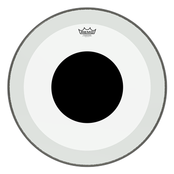 Remo P3-1322-10 Powerstroke3 Clear Black Dot, 22" Bass Drum Fell