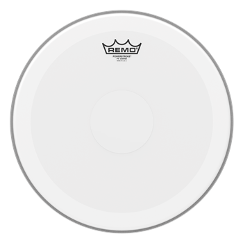 Remo P4-0114-C2 Powerstroke 4 Coated, Clear Dot 14"