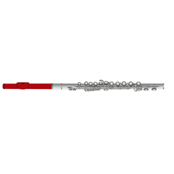 AZUMI Z2RBE Silberkopf Querflöte, Z-Cut Serie