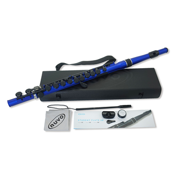 Nuvo N230SF Student Flute2.0 Querflöte in C, Blau-Schwarz