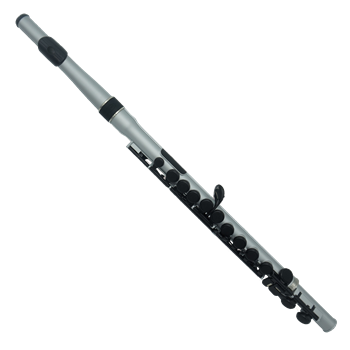 Nuvo N230SF Student Flute2.0 Querflöte in C, Silber-Schwarz