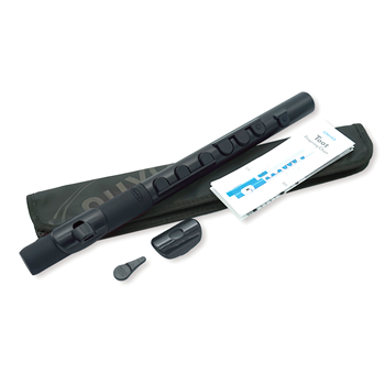 Nuvo N430T TooT2.0 Kinder Querflöte in C, Schwarz-Schwarz