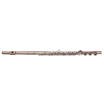 Muramatsu 14K-G-S-RBEO, 14 Karat Querflöte mit Silber Mechanik, Gold-Serie