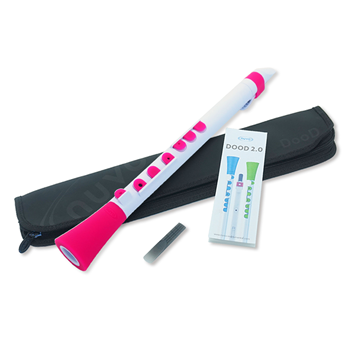 Nuvo N430D DooD2.0 Kinder Klarinette in C, Weiss-Pink