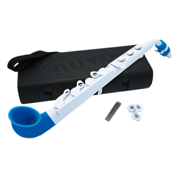 Nuvo N520J jSax2.0 Kinder Saxophon in C, Weiss-Blau