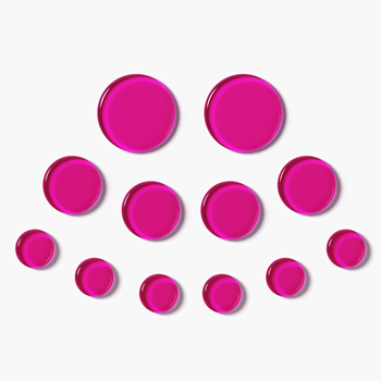 Slapklatz PRO Gel Pads 12er Set - Pink