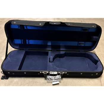 GCV Violin Koffer 3/4 schwarz/blau
