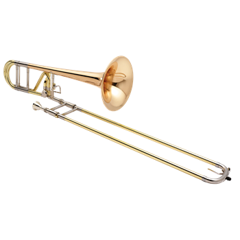 XO Brass Tenorposaune 1236RLO, Drehventil, Open Wrap in Bb/F