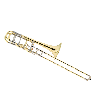 XO Brass Bassposaune 1240LT, Inline Tayer-Ventile, Open Wrap in Bb/F/Gb/D