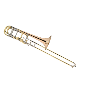 XO Brass Bassposaune 1240RLT, Inline Tayer-Ventile, Open Wrap in Bb/F/Gb/D