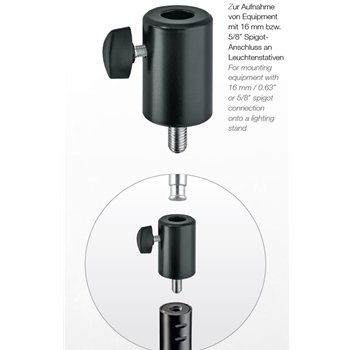 K&M 66370 Mini-TV-Zapfen-Adapter