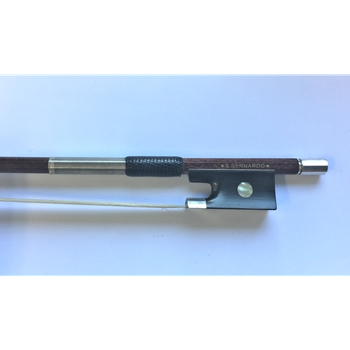 San Bernardo Violinbogen 4/4 Carbon furniert rund Silber