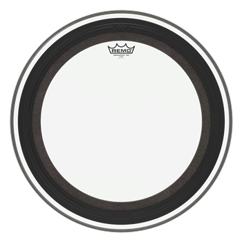 Remo BR-1320-00-SMT Ambassador SMT Bass Drum, 20" Clear