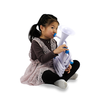 Nuvo N610H jHorn Kinderhorn in Bb, Weiss-Pink