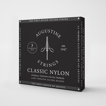 Augustine Classic Black | Normal/Low, 3-Pack Box