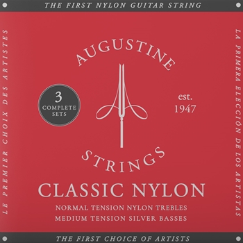 Augustine Classic/Red | Normal/Medium, 3-Pack Box