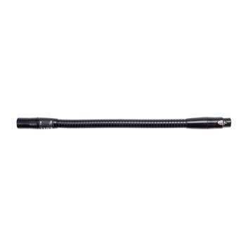 K&M 23035 Schwanenhals schwarz 35cm XLR-XLR