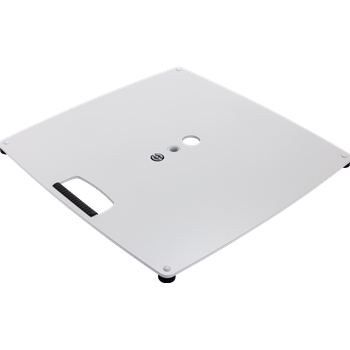 K&M 26715 Sockelplatte L reinweiss